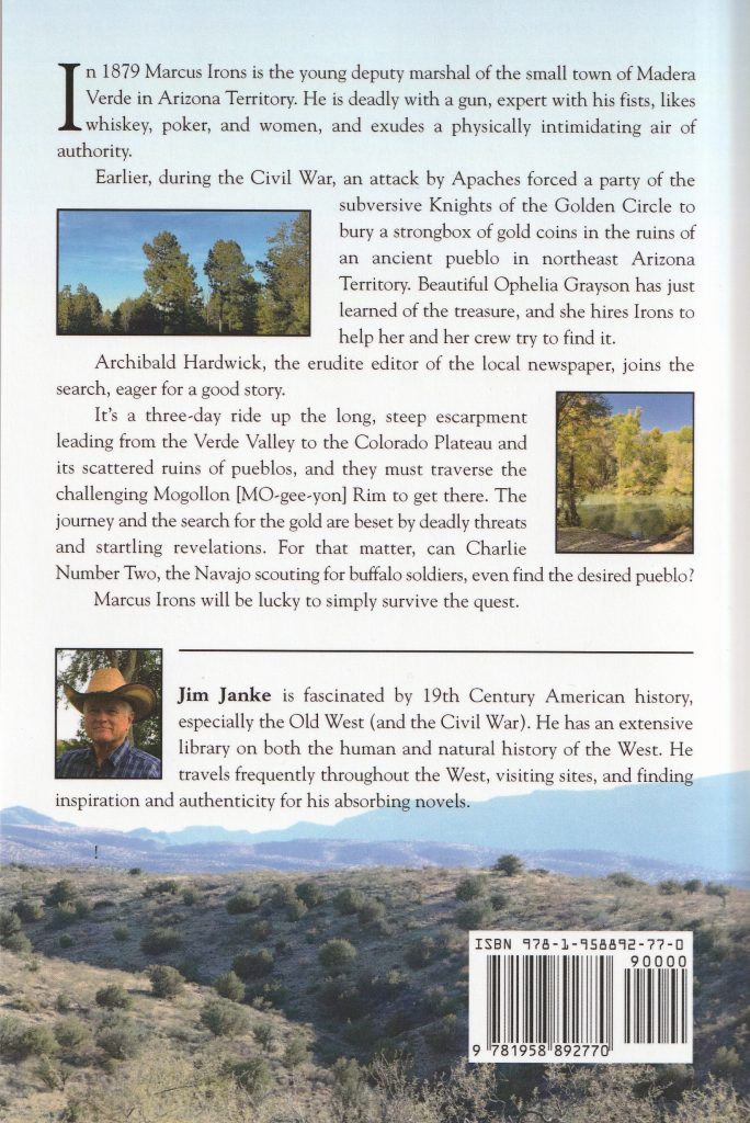 photo of back cover of Rim Country book